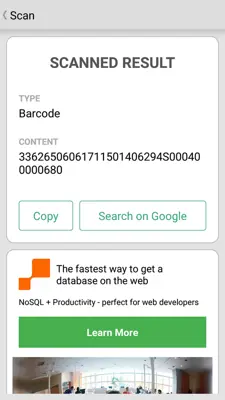 Lightning QR Scanner android App screenshot 3